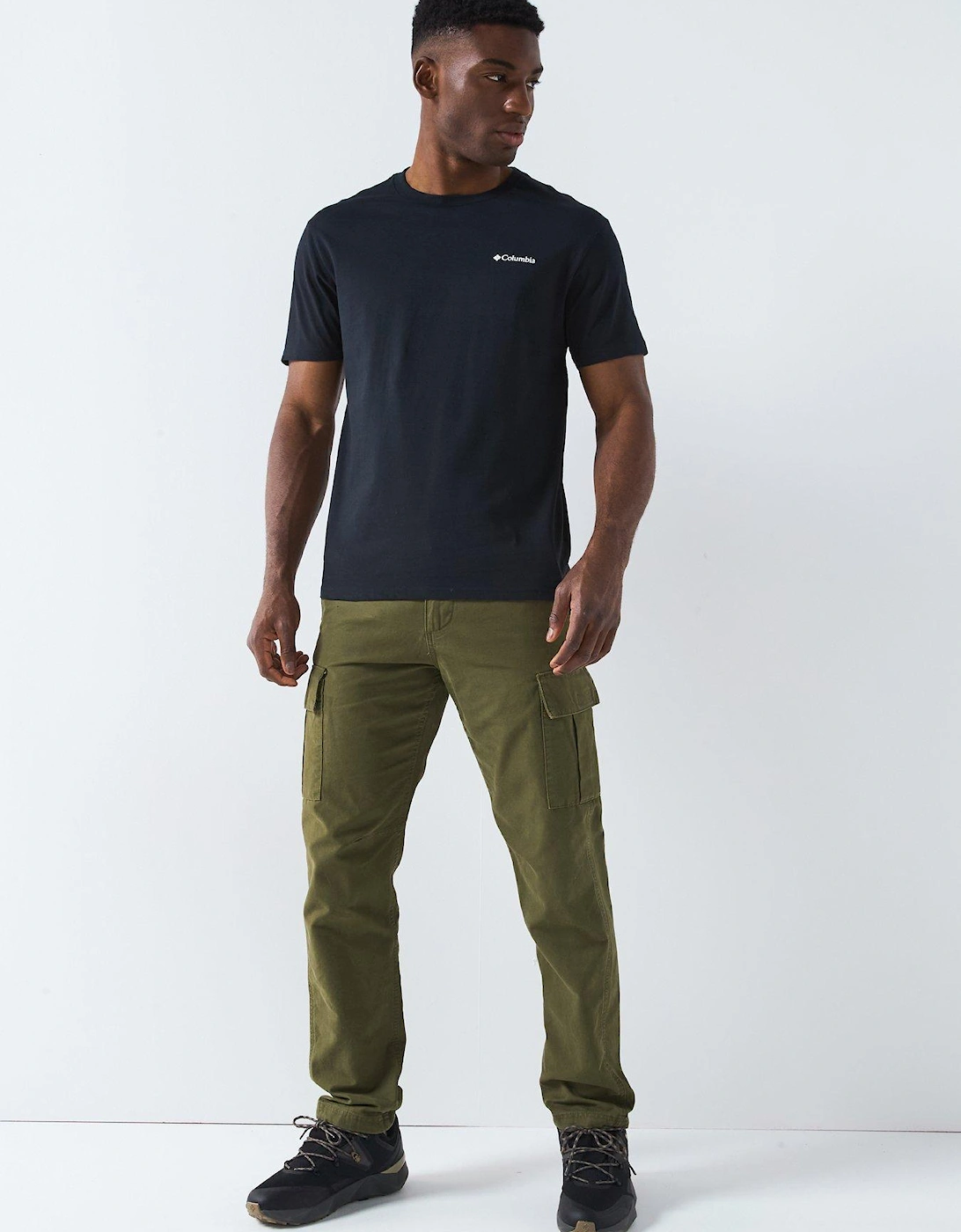 Men's Basic Logo Short Sleeve T-Shirt - Black