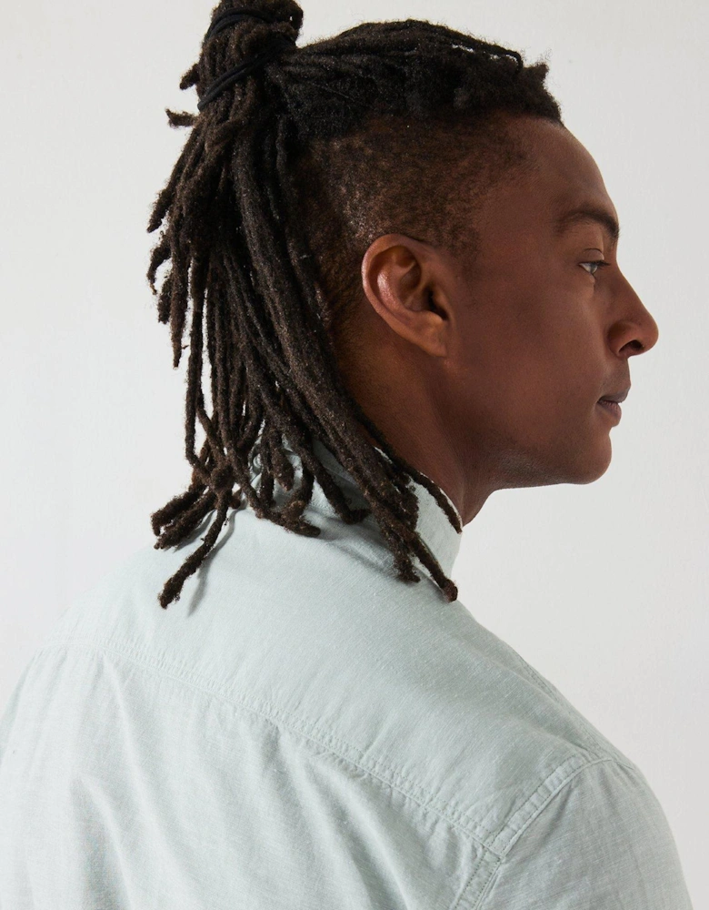 Regular Fit Short Sleeve Shirt - Light Green