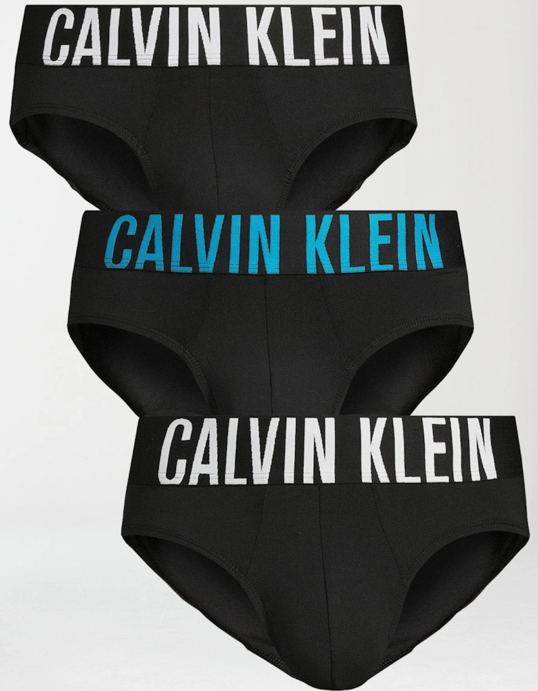 3 Pack Hip Briefs - Black