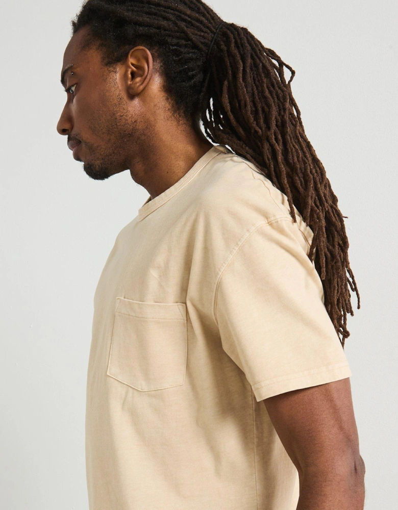 Relaxed Fit Heavyweight Washed T-Shirt - Natural