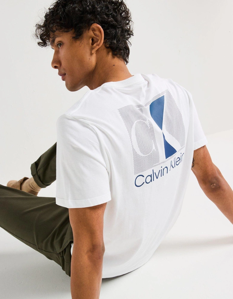 30S Back Print Logo T-Shirt - White