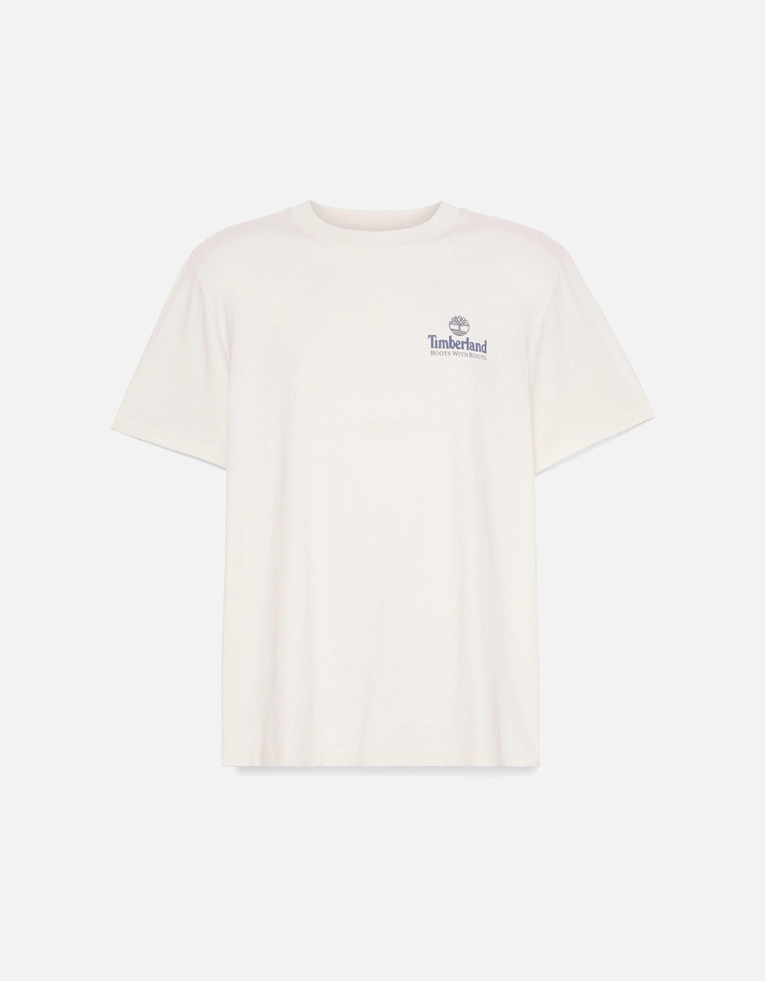 Men's Illustrated Tree Back Graphic T-Shirt - White