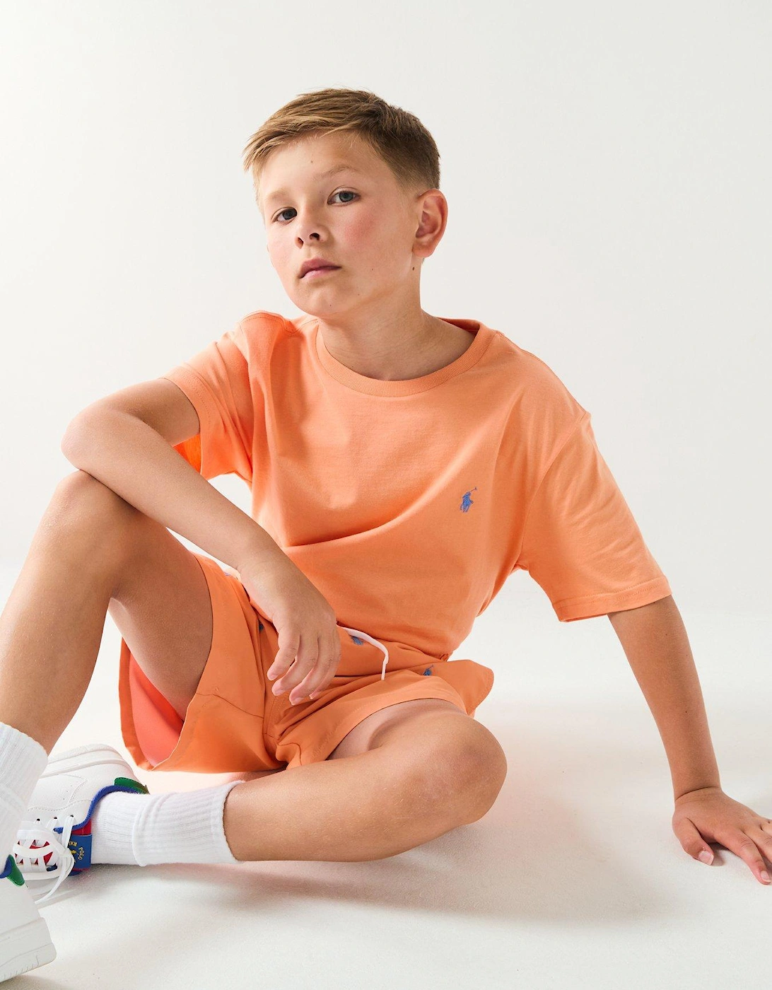 Boys Classic Short Sleeve T-shirt - Orange