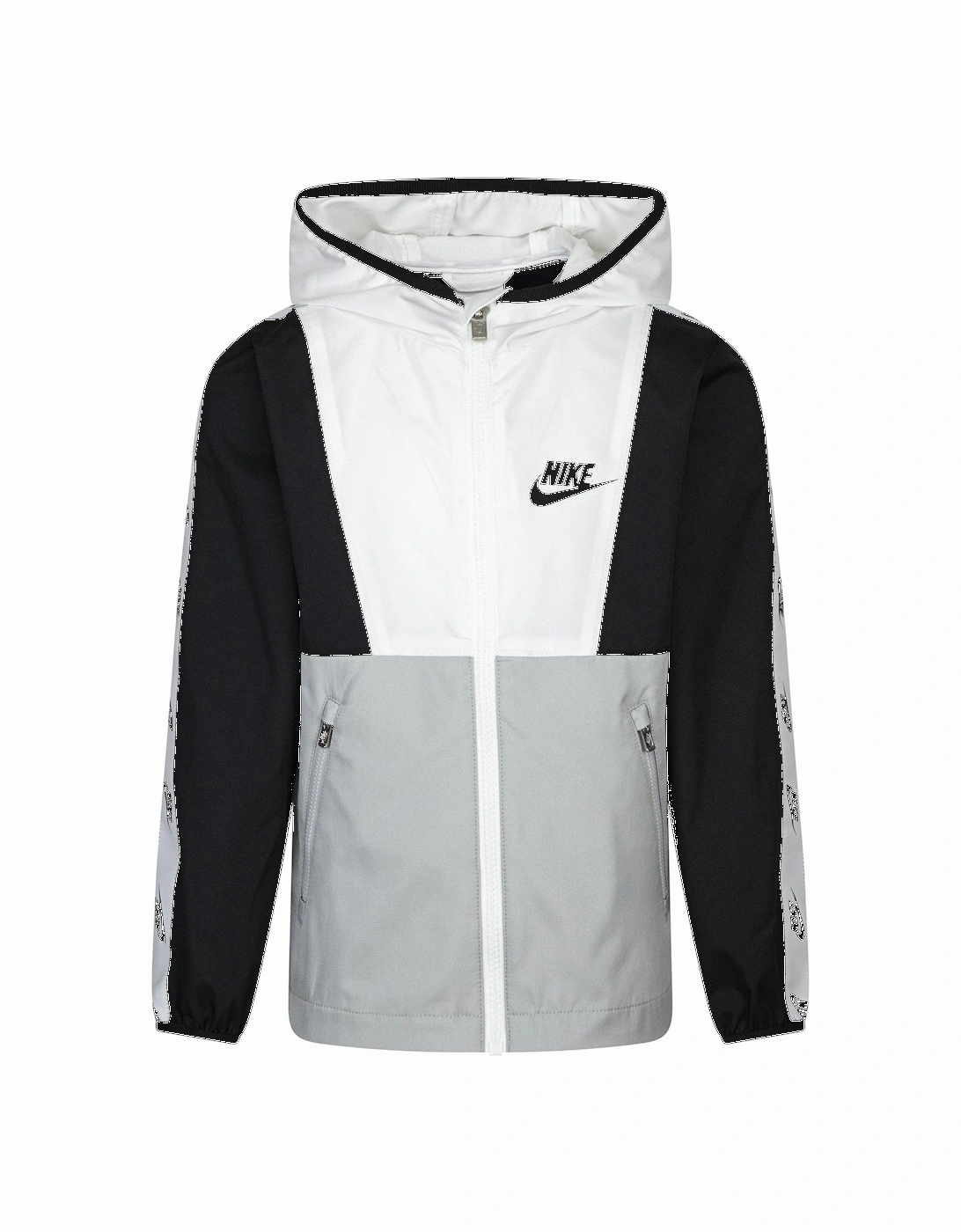 Kids Unisex Windbreaker Jacket - Black, 2 of 1