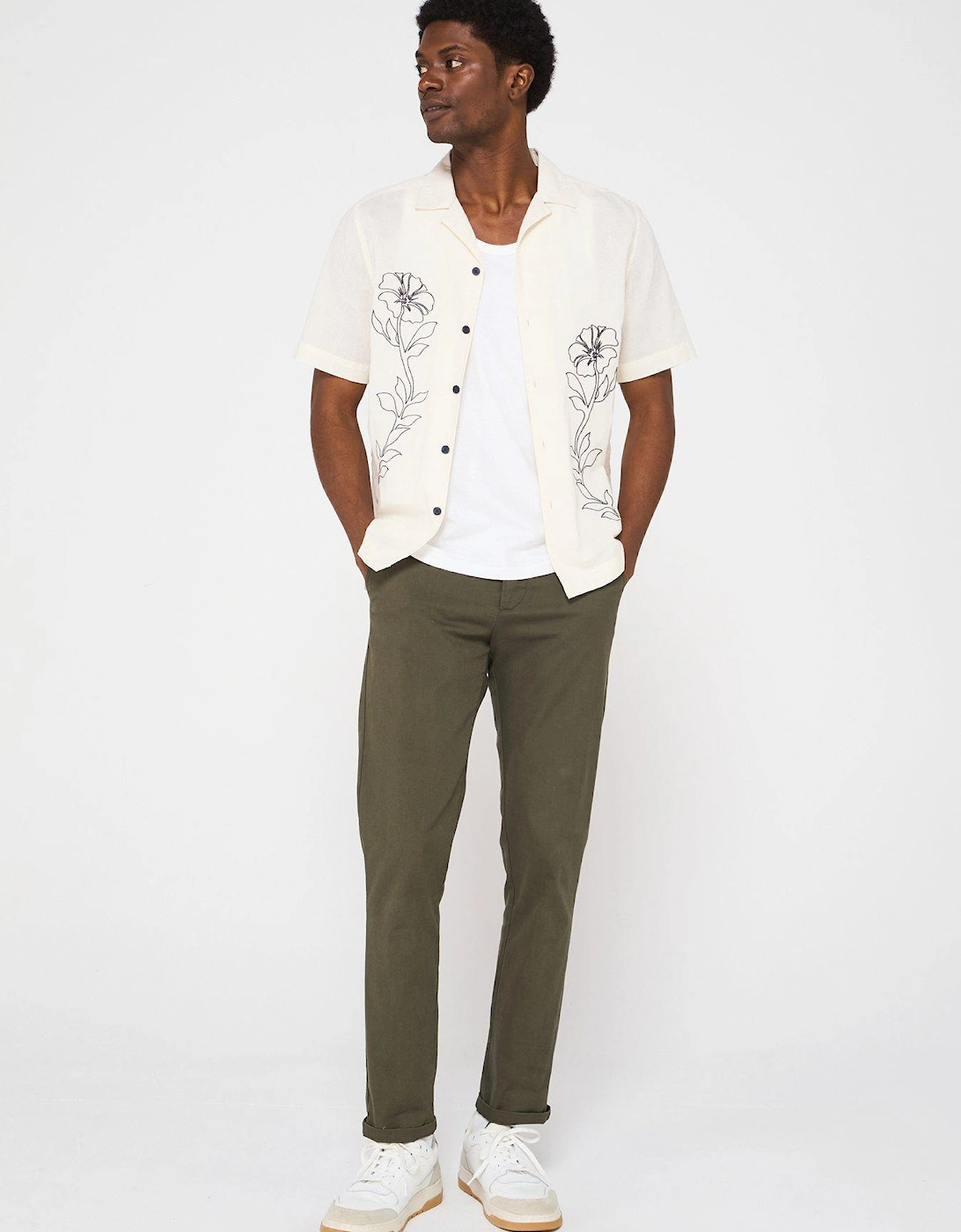 Gali RLX Resort Short Sleeve Shirt - Egret