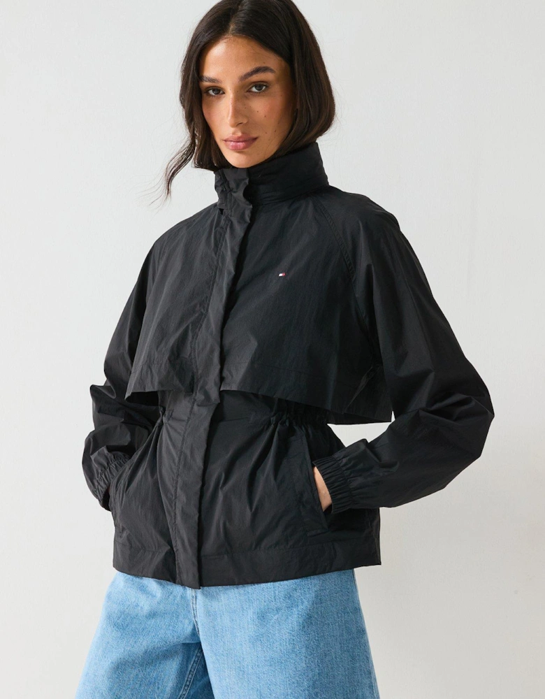 Ul Nylon Packable Windbreaker - Black