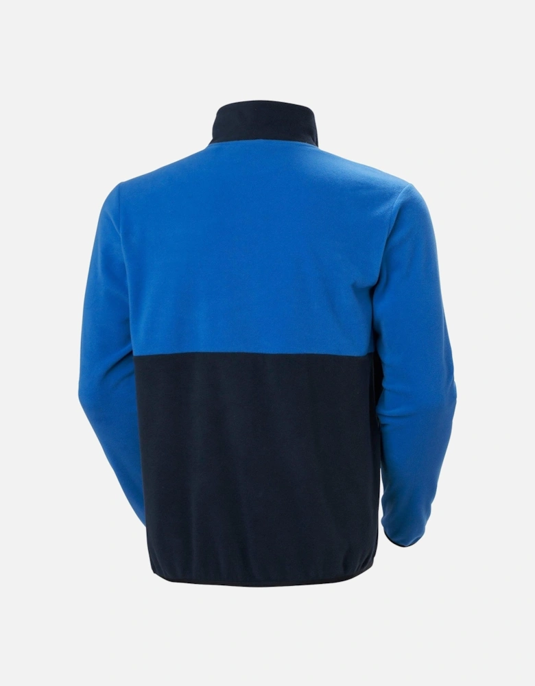 Mens Daybreaker Snap Pullover Fleece - Blue