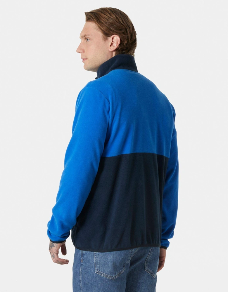 Mens Daybreaker Snap Pullover Fleece - Blue