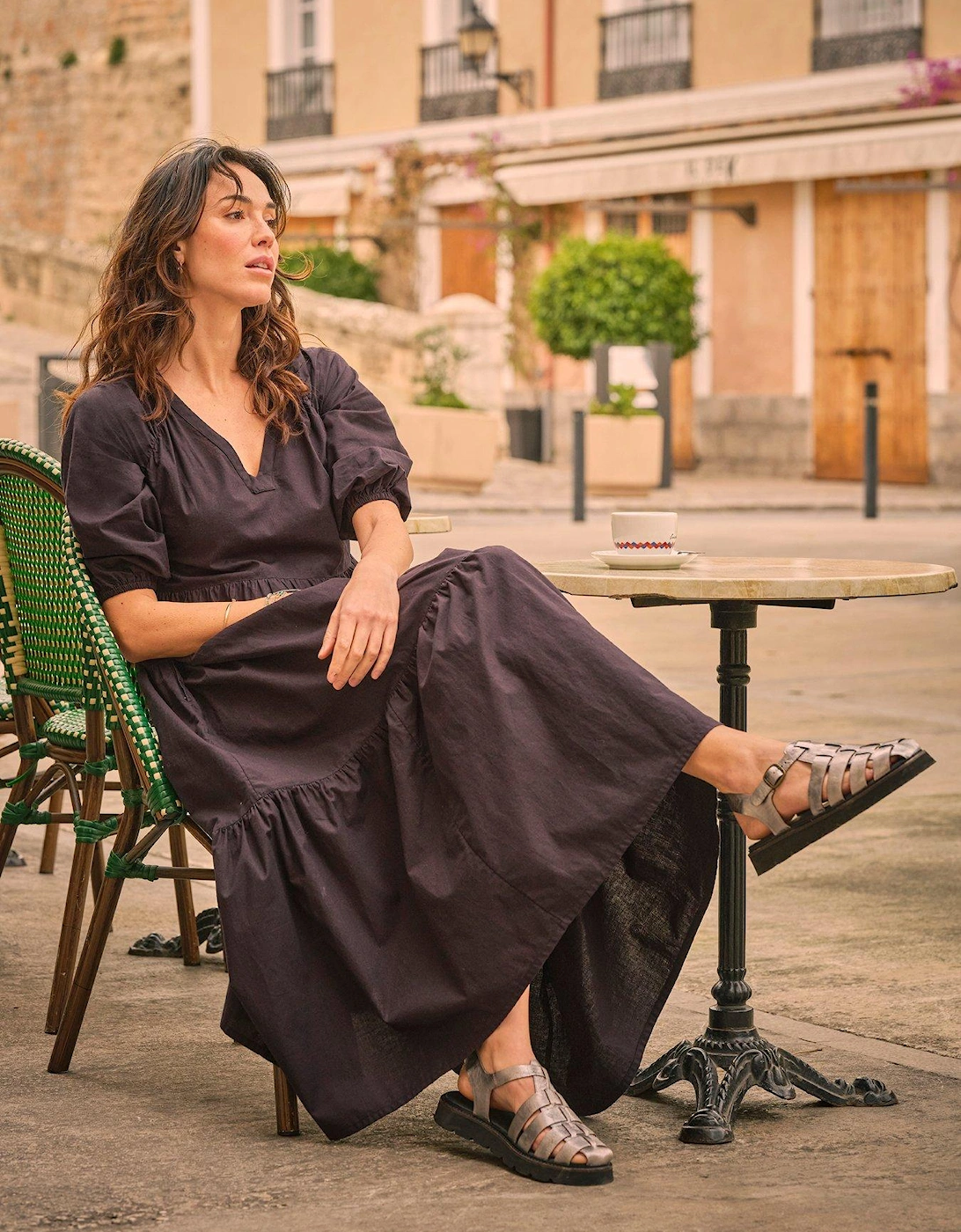 Kelly Maxi Dress - Black, 2 of 1