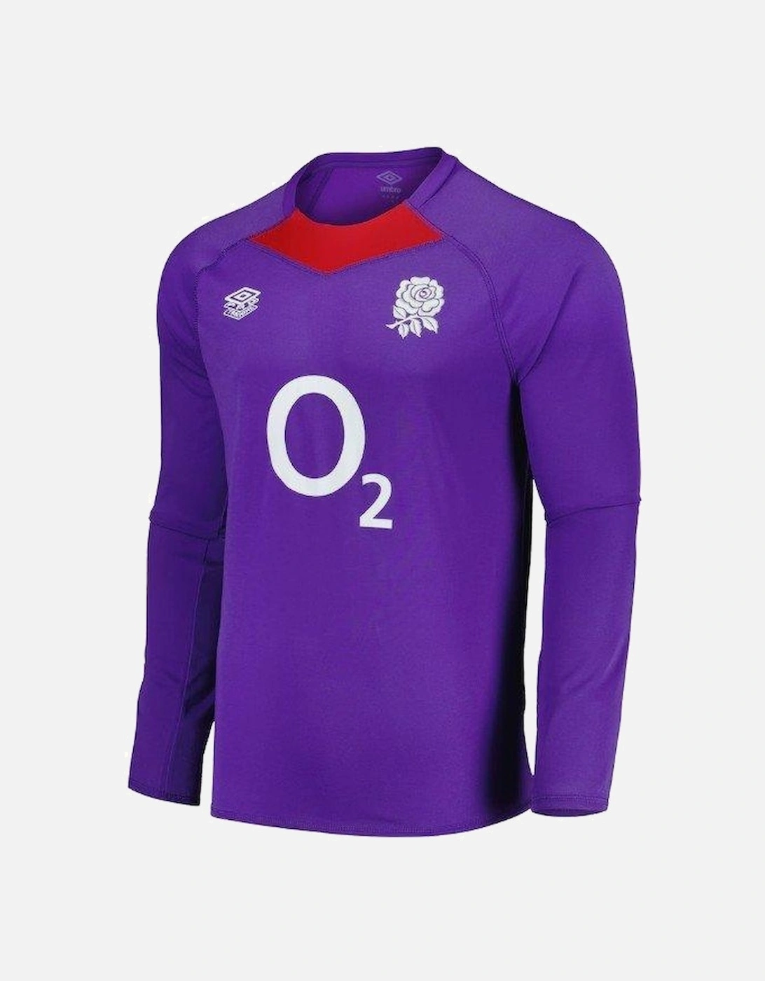 Mens 24/25 England Rugby Relaxed Fit Long-Sleeved Training Jersey, 2 of 1