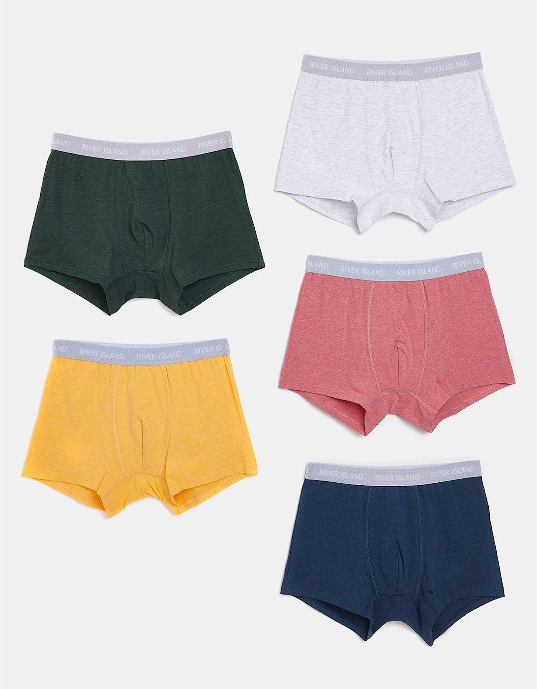 Colour Pack Marl Rib Waistband 5 Pack - Multi, 2 of 1