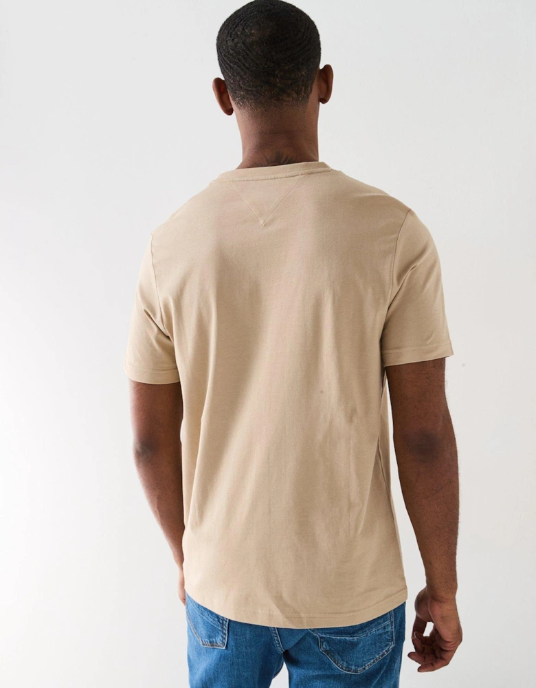 Centre Stack Logo T-Shirt - Natural