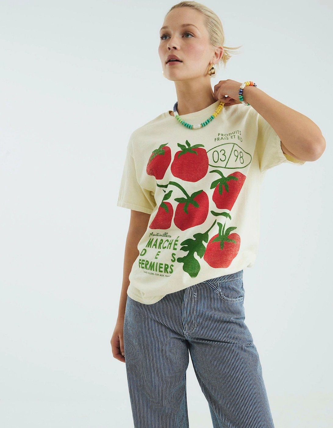Short Sleeve Sketchy Tomato T-Shirt - Yellow, 2 of 1
