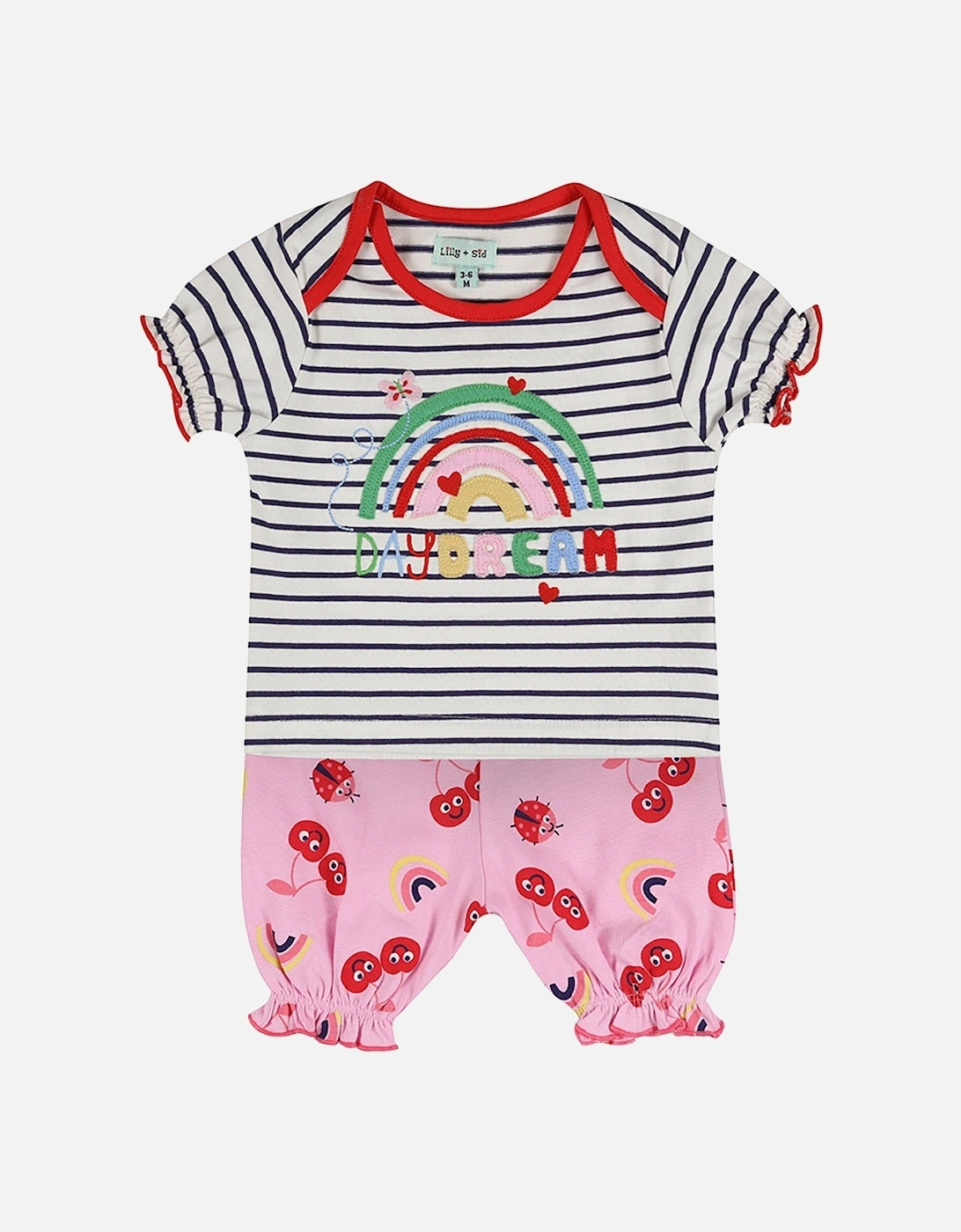 Baby Girls Multicoloured Cherry Print Top And Legging Set - Multi, 2 of 1