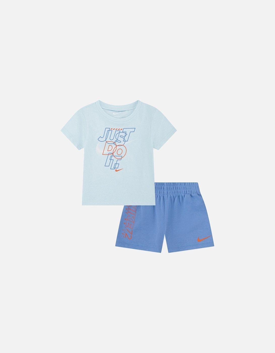 Infant Boys Just Do It Shorts And T-Shirt Set - Blue, 2 of 1