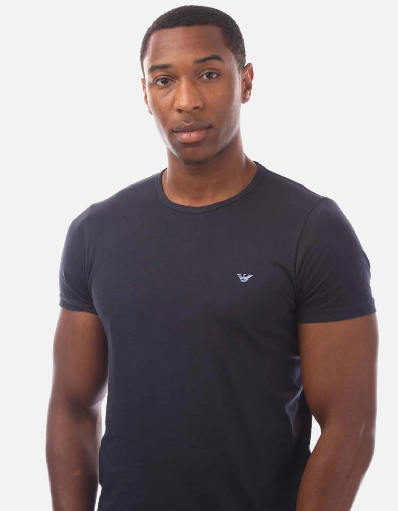 Mens 2 Pack Assorted Crew Neck T-Shirt