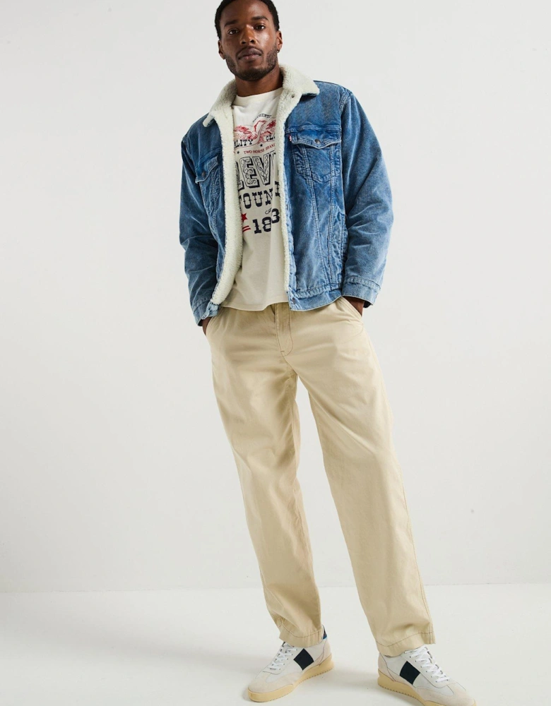 Graphic Relaxed Fit Short Sleeve T-shirt - White