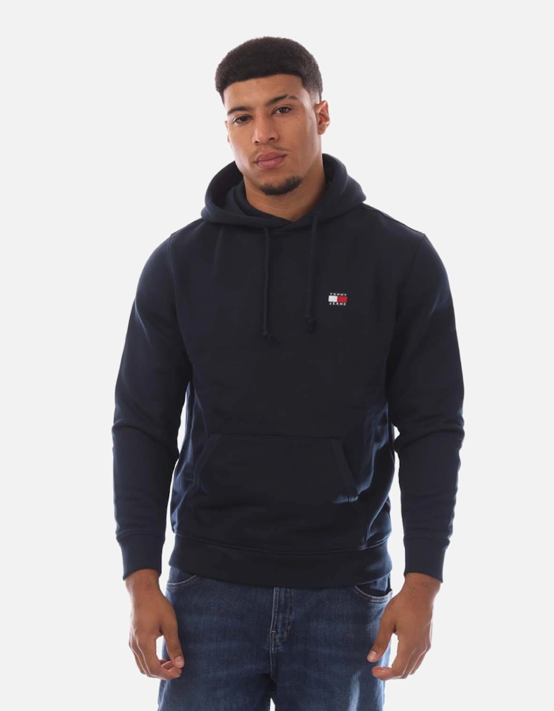 Tonal Badge Drawstring Hoodie