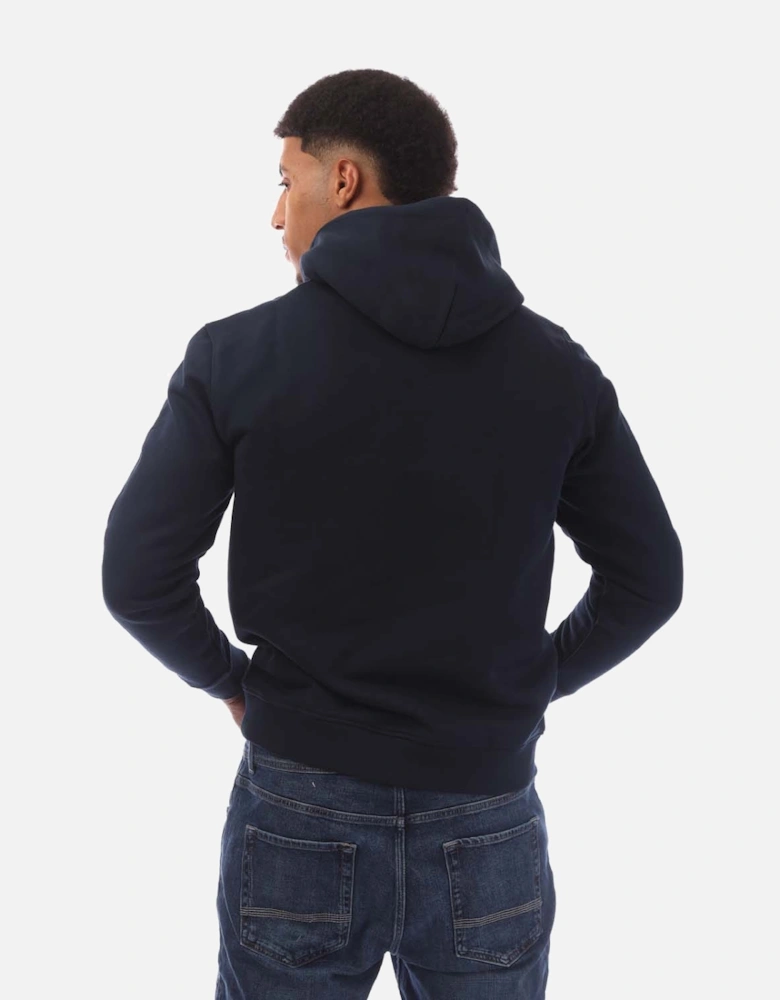 Tonal Badge Drawstring Hoodie