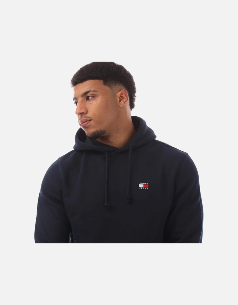 Tonal Badge Drawstring Hoodie