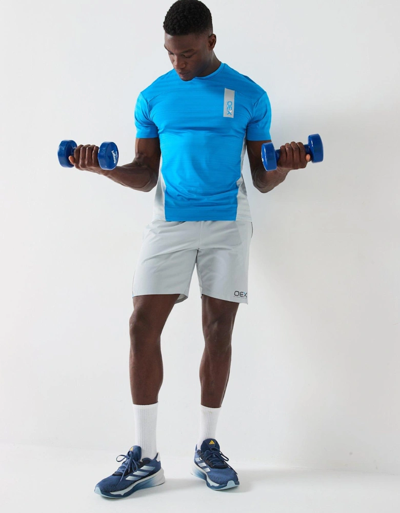 Mens Piton Tee Shirt - Bright Blue