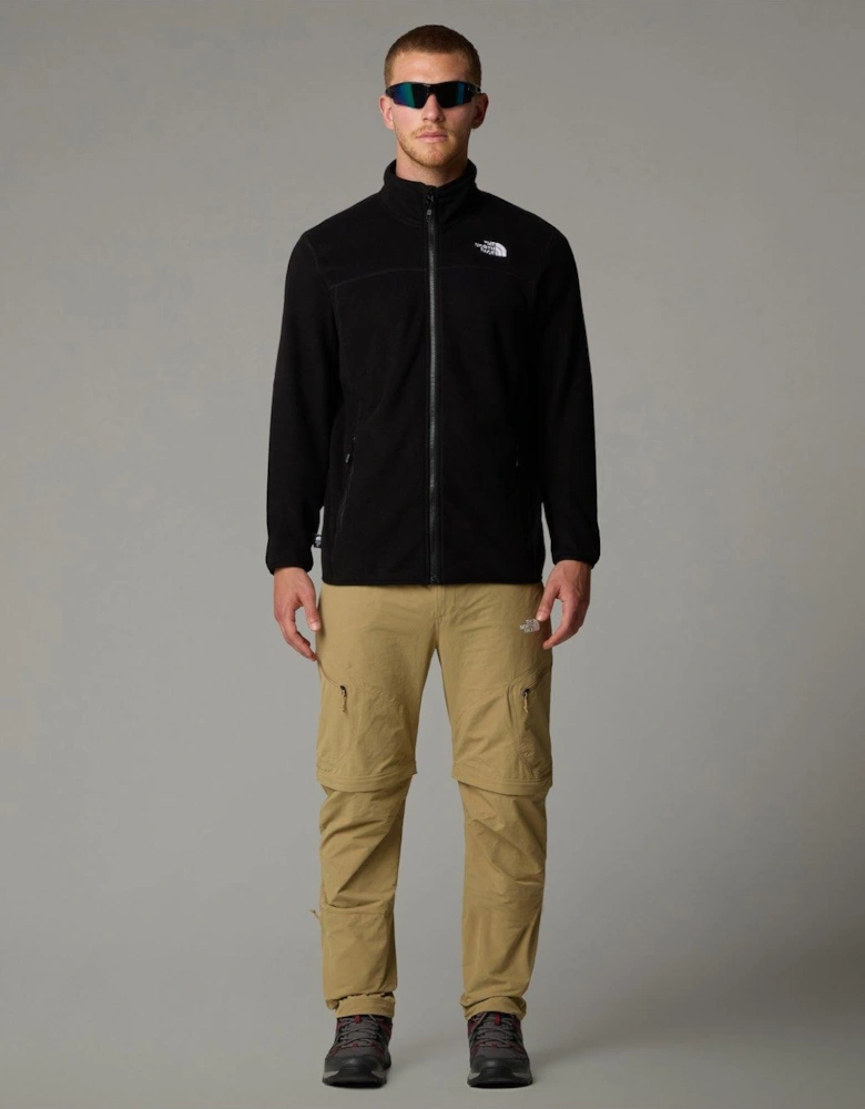 Men's 100 Glacier Full Zip Jacket - Black