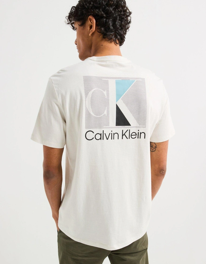 30S Back Print Logo T-Shirt - Off White