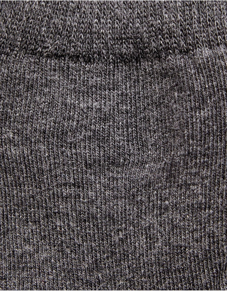 Unisex 7 Pack School Ankle Socks - Grey
