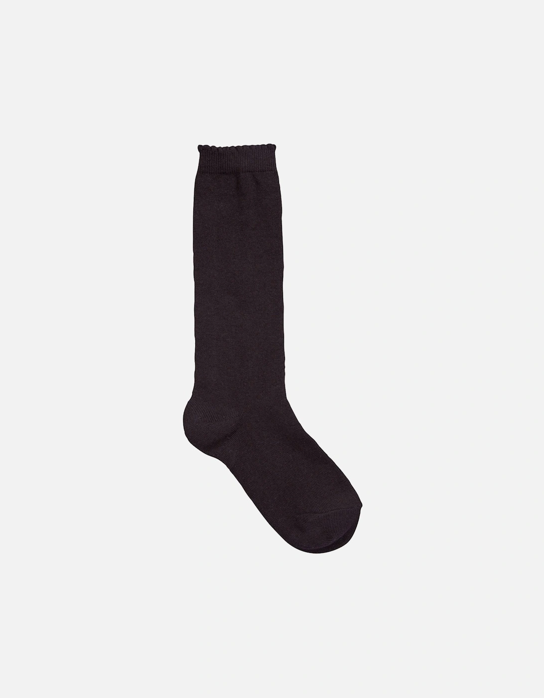 Girls Knee High Socks 5 Pack - Black