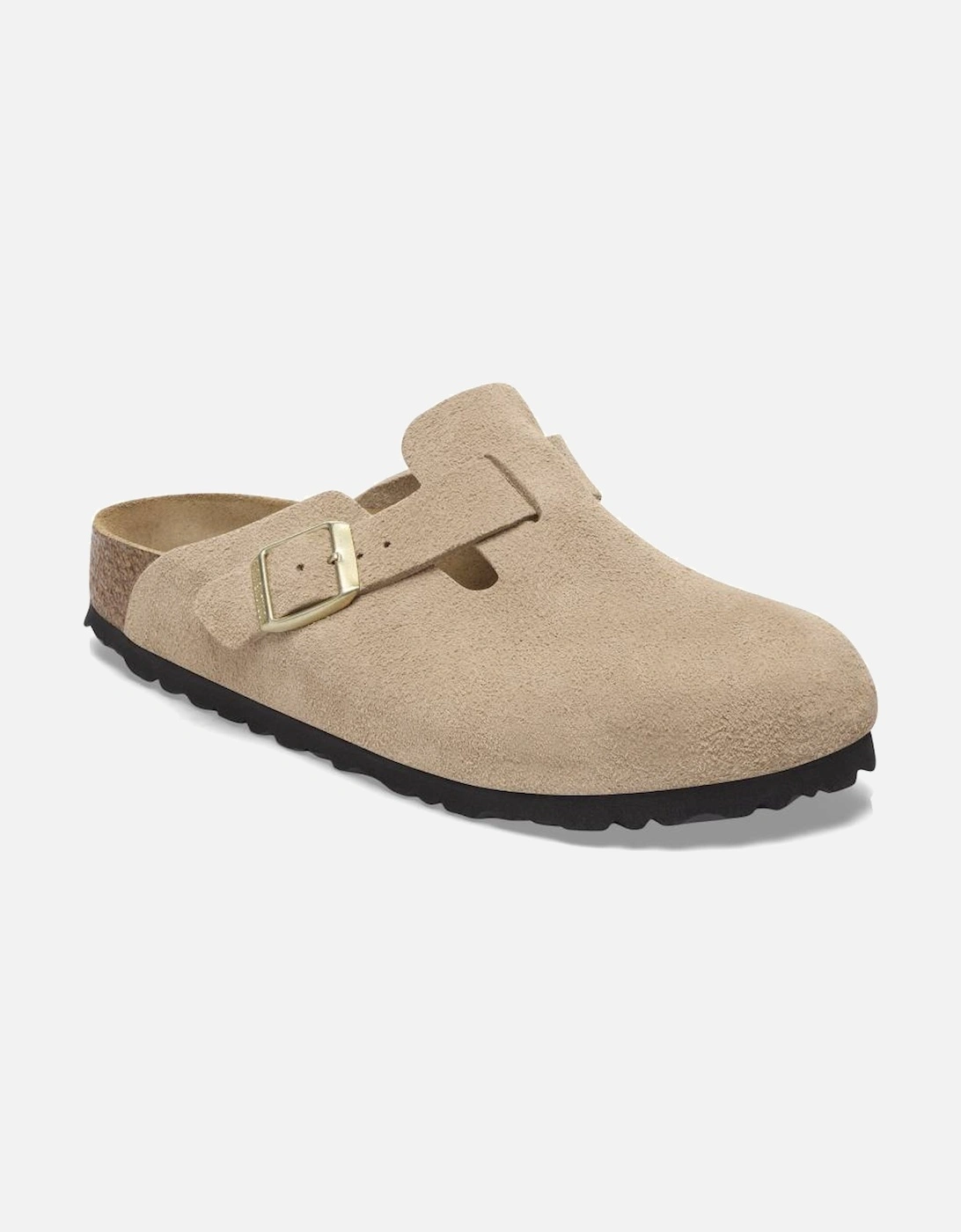 Birkenstock Women's Boston BS Suede Leather Regular Fit Sandcastle, 4 of 3