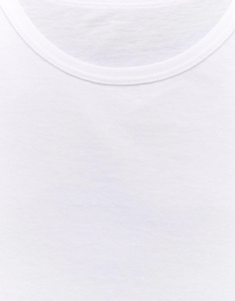 Boys 5 Pack Sleeveless School Vests - White