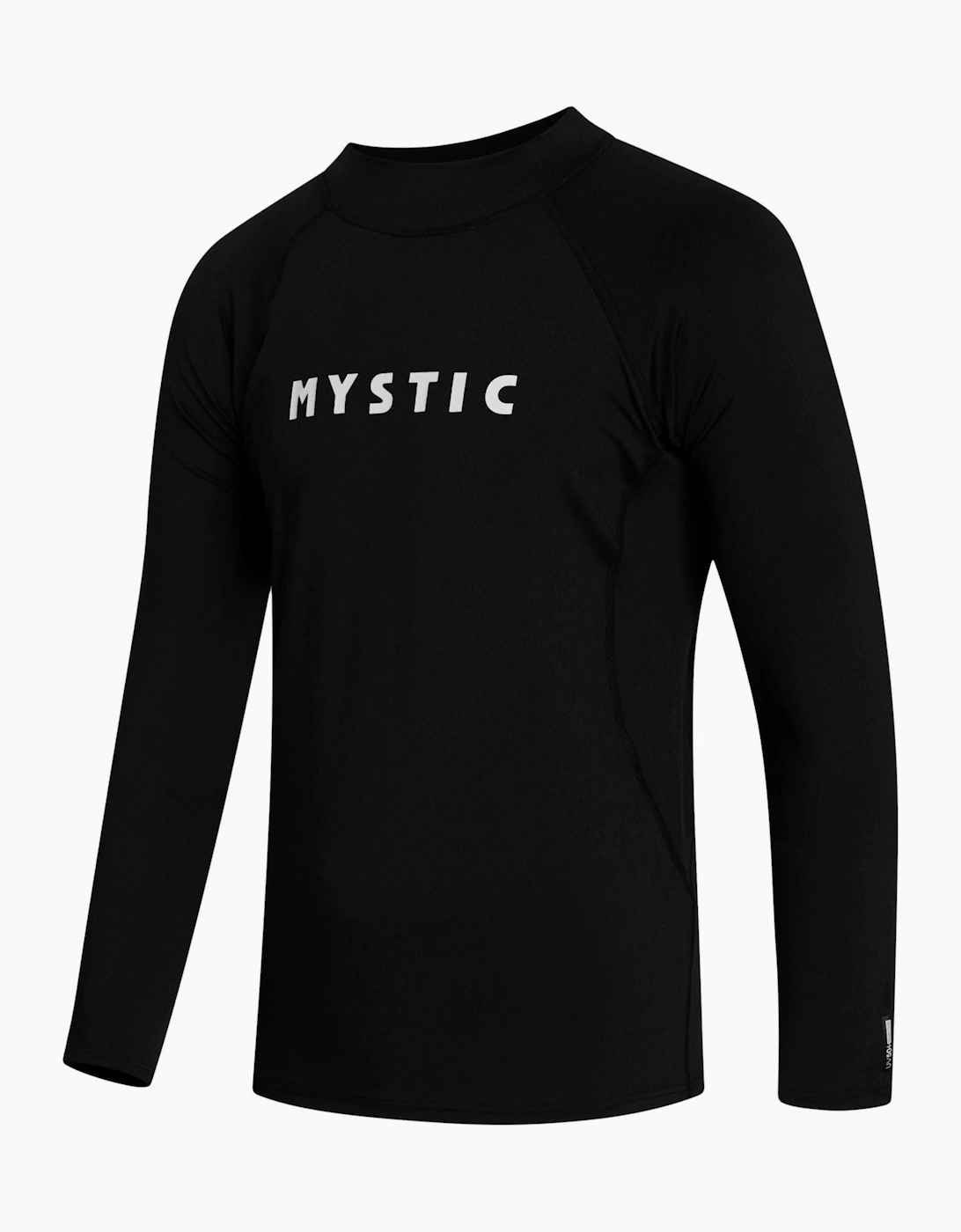 Mystic Kids Star Junior 2024 UV Protection Long Sleeve Rash Vest - Black - Size: S