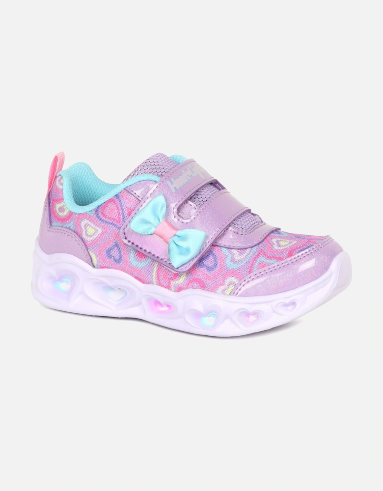 Heart Lights Boogie Girls Infant Trainers