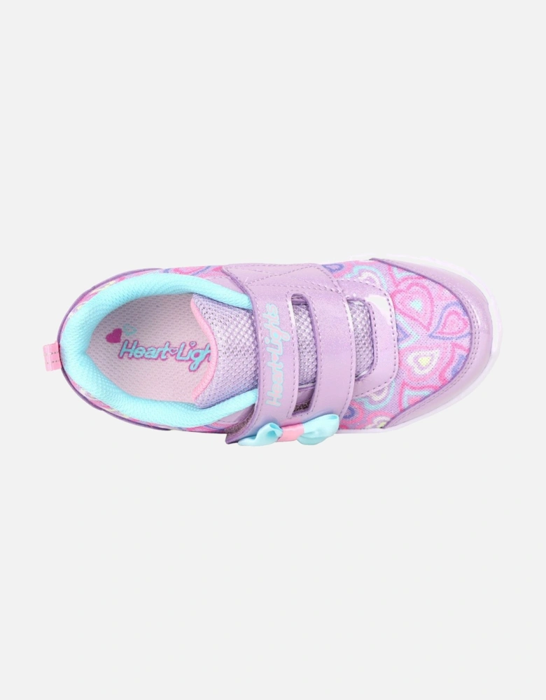 Heart Lights Boogie Girls Infant Trainers