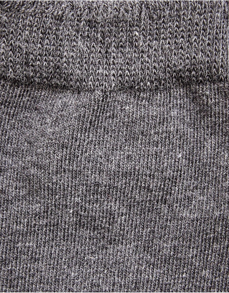 Girls Knee High Socks 5 Pack - Grey