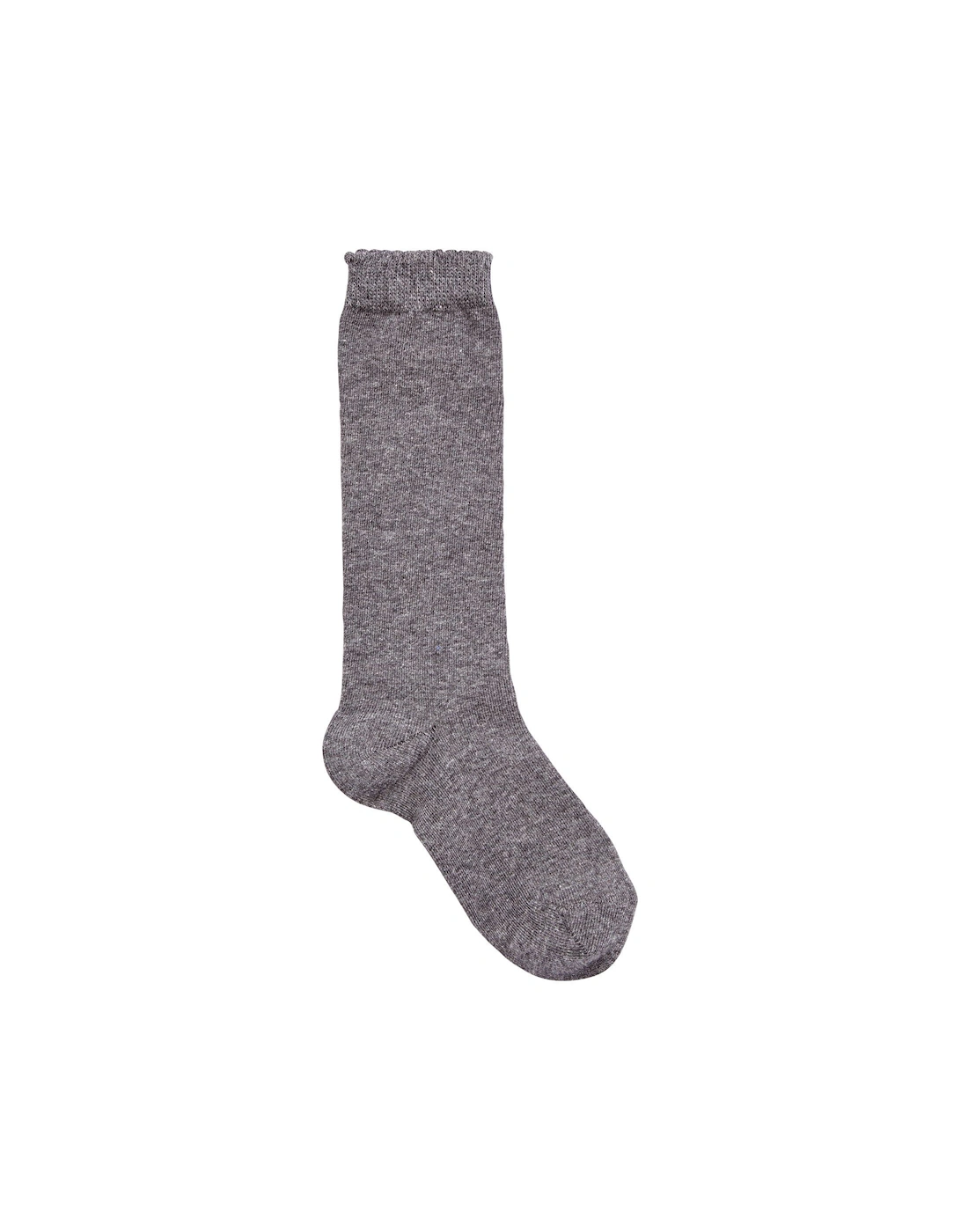 Girls Knee High Socks 5 Pack - Grey