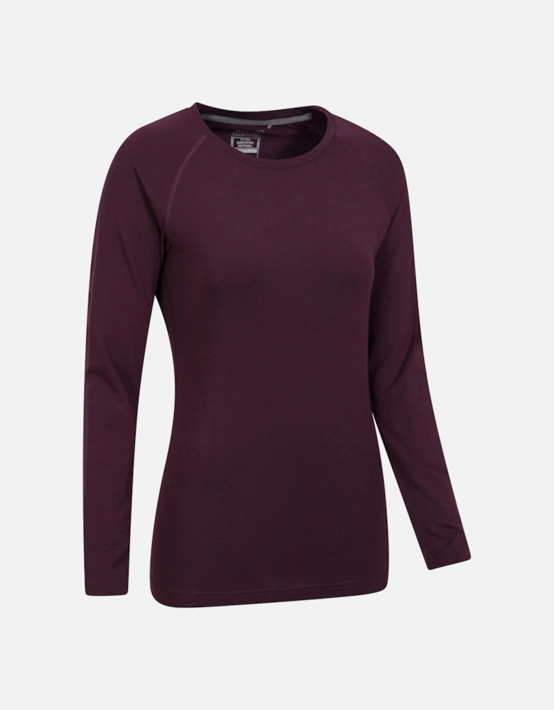 Womens/Ladies Quick Dry Long-Sleeved Top