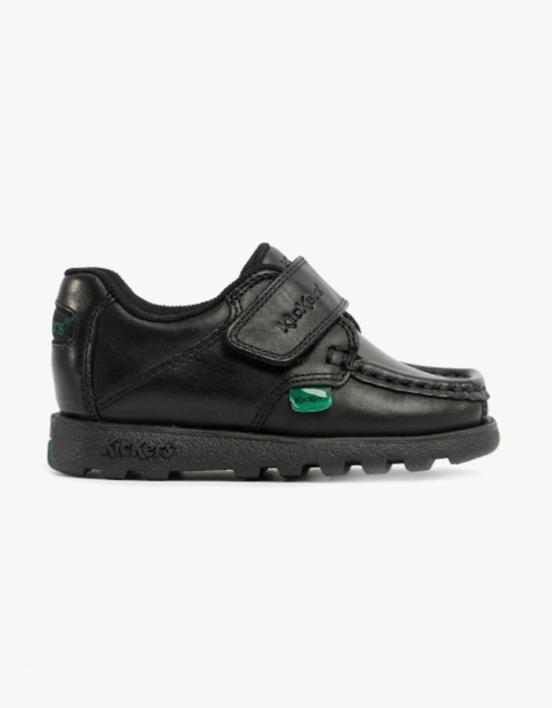 114248 FRAGMA STRAP Boys School Shoes Black