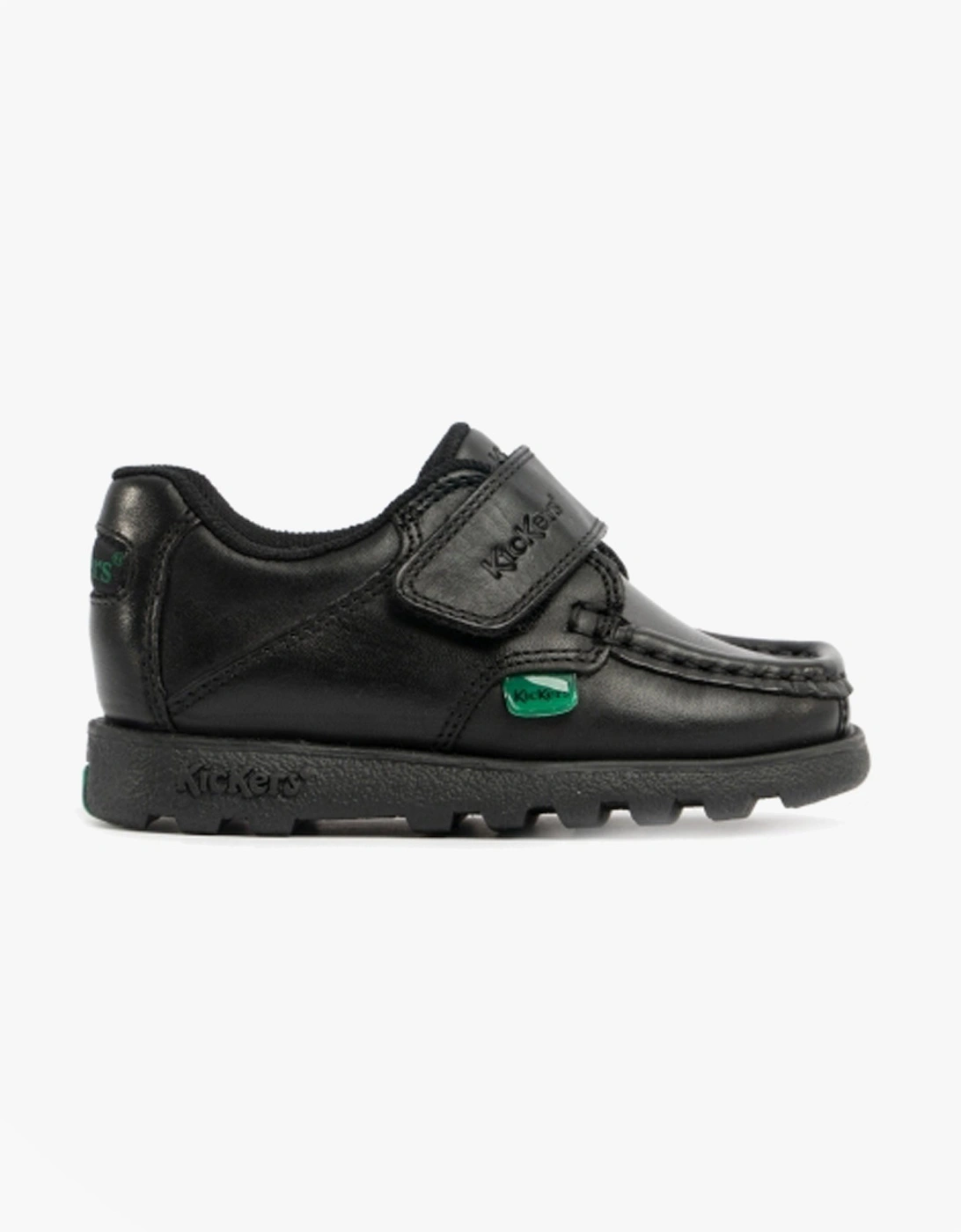 Kickers Boy's Kickers 114248 FRAGMA STRAP Boys School Shoes Black