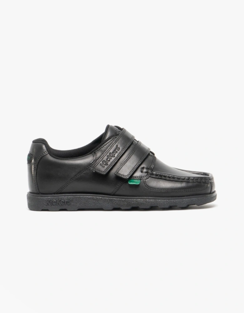 114244 FRAGMA STRAP Boys School Shoes Black