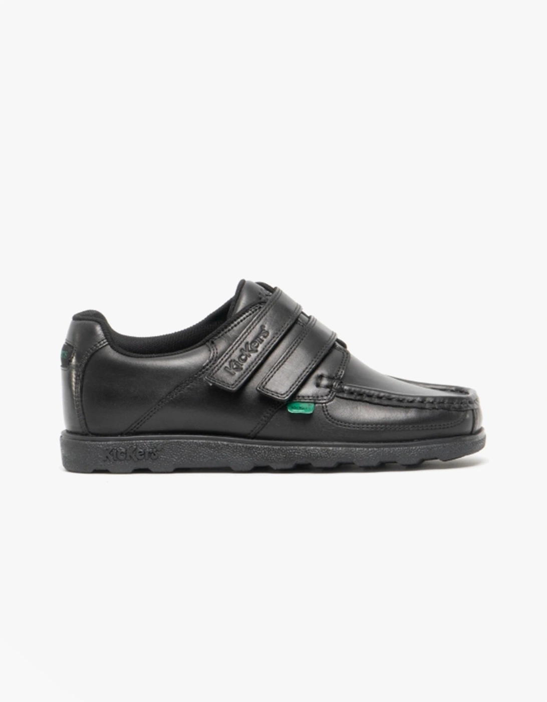 Kickers Boys Black 'S 114244 Fragma Strap School Shoes  Size 3 Kids