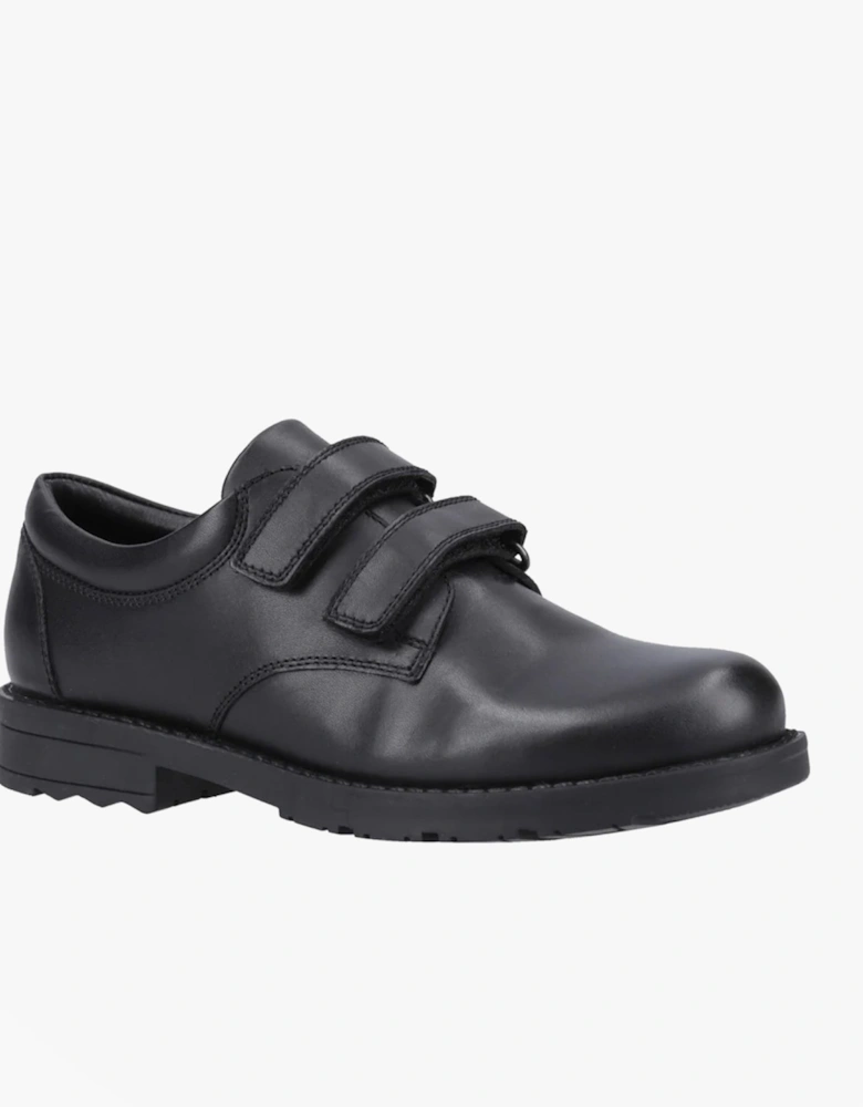 BARRY Boys Leather School Shoes Black