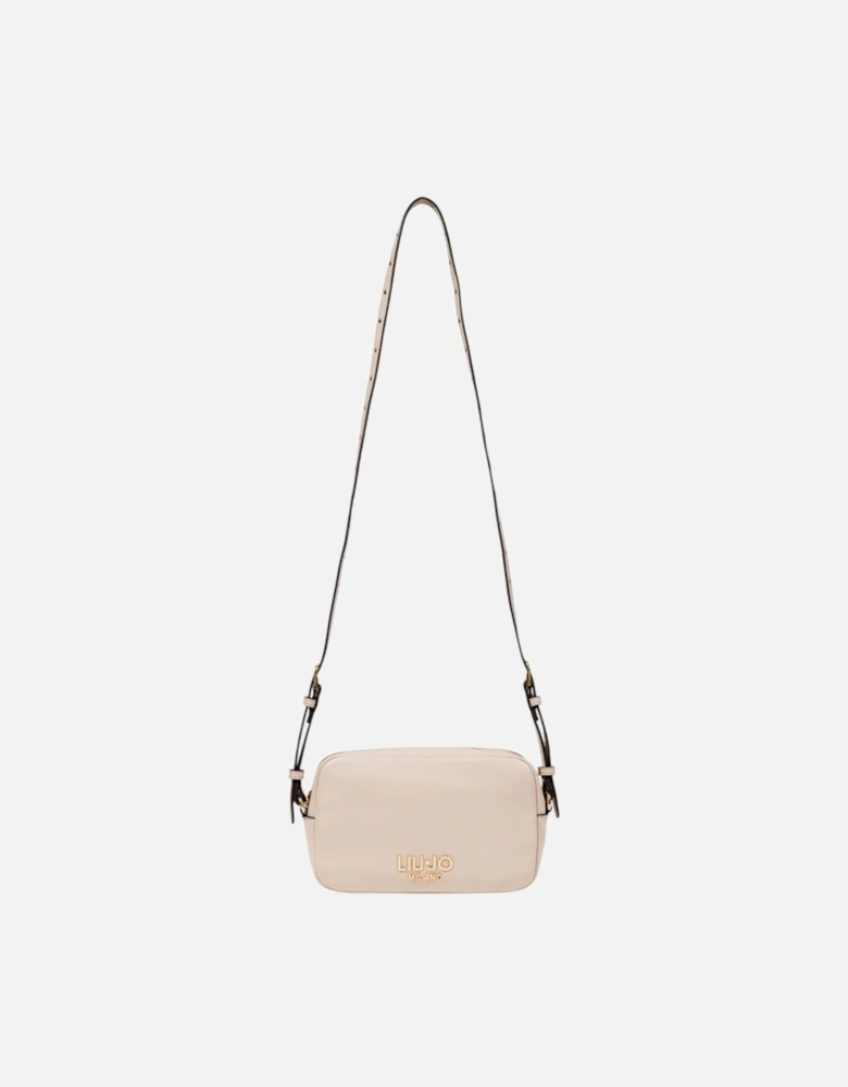 Medium Polyurethane Handbag with Chain Strap Women - Gray