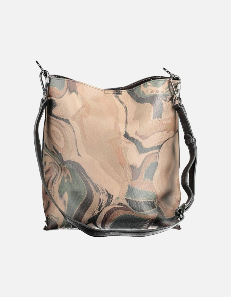 Versatile 2-in-1 Bag with Adjustable Strap Women - Brown Handbags
