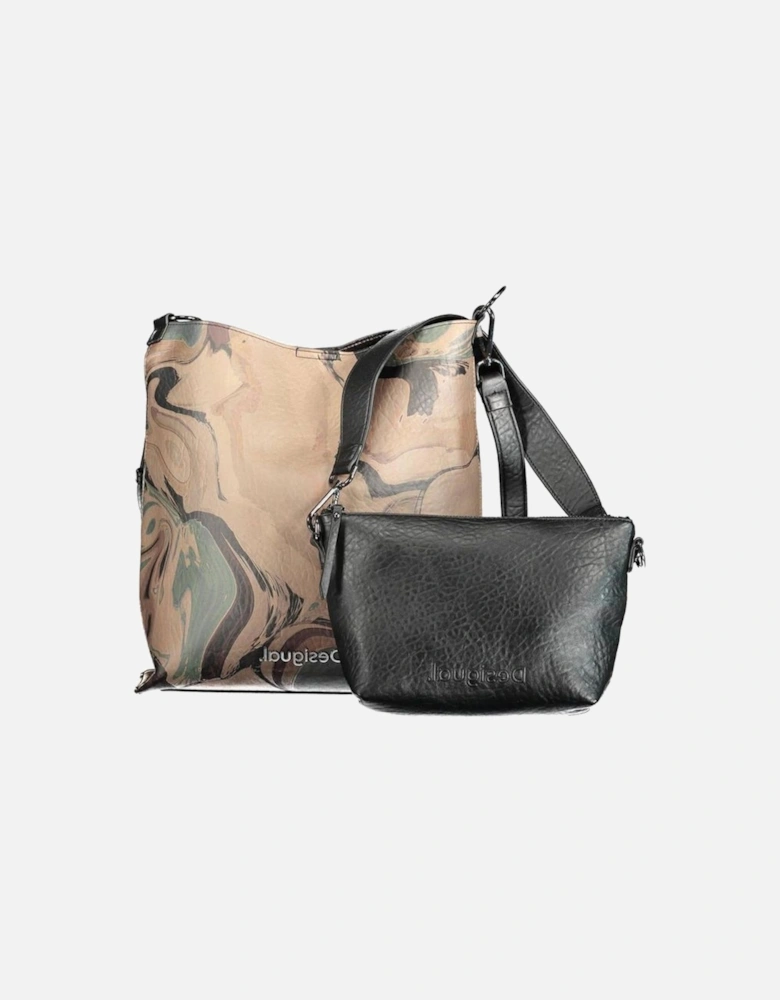 Versatile 2-in-1 Bag with Adjustable Strap Women - Brown Handbags