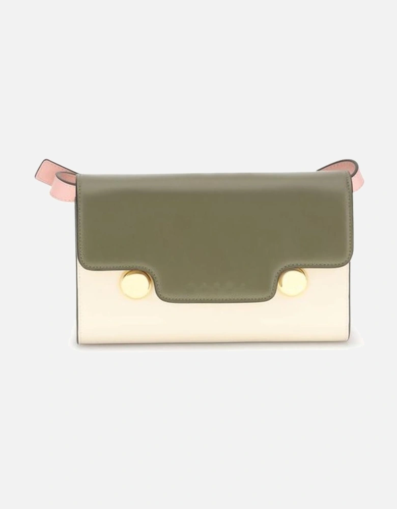 Trunkaroo Leather Shoulder Bag with Gold Details Women - Multicolor
