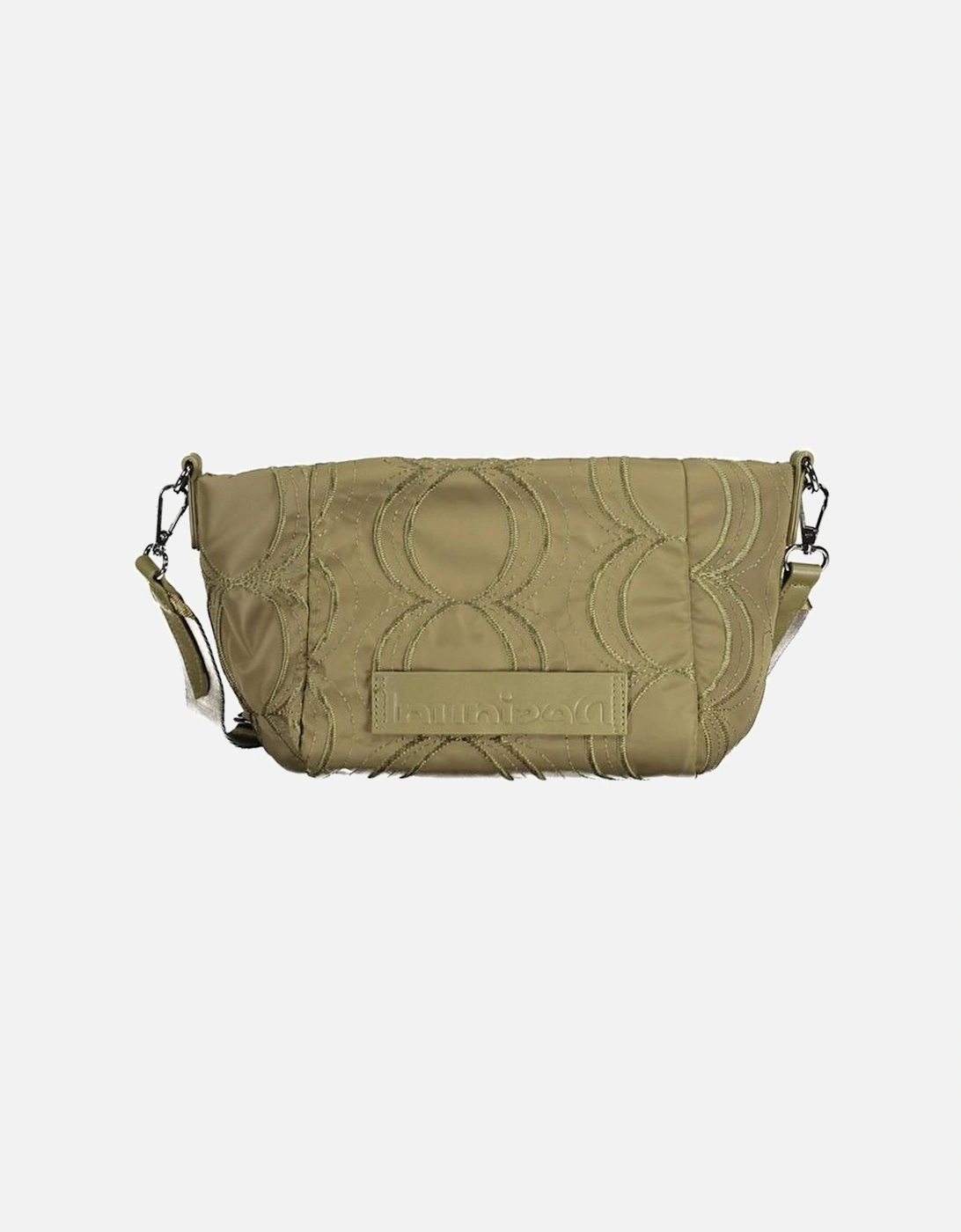 Embroidered Shoulder Bag with Coin Pocket Women - Green Handbags, 3 of 2