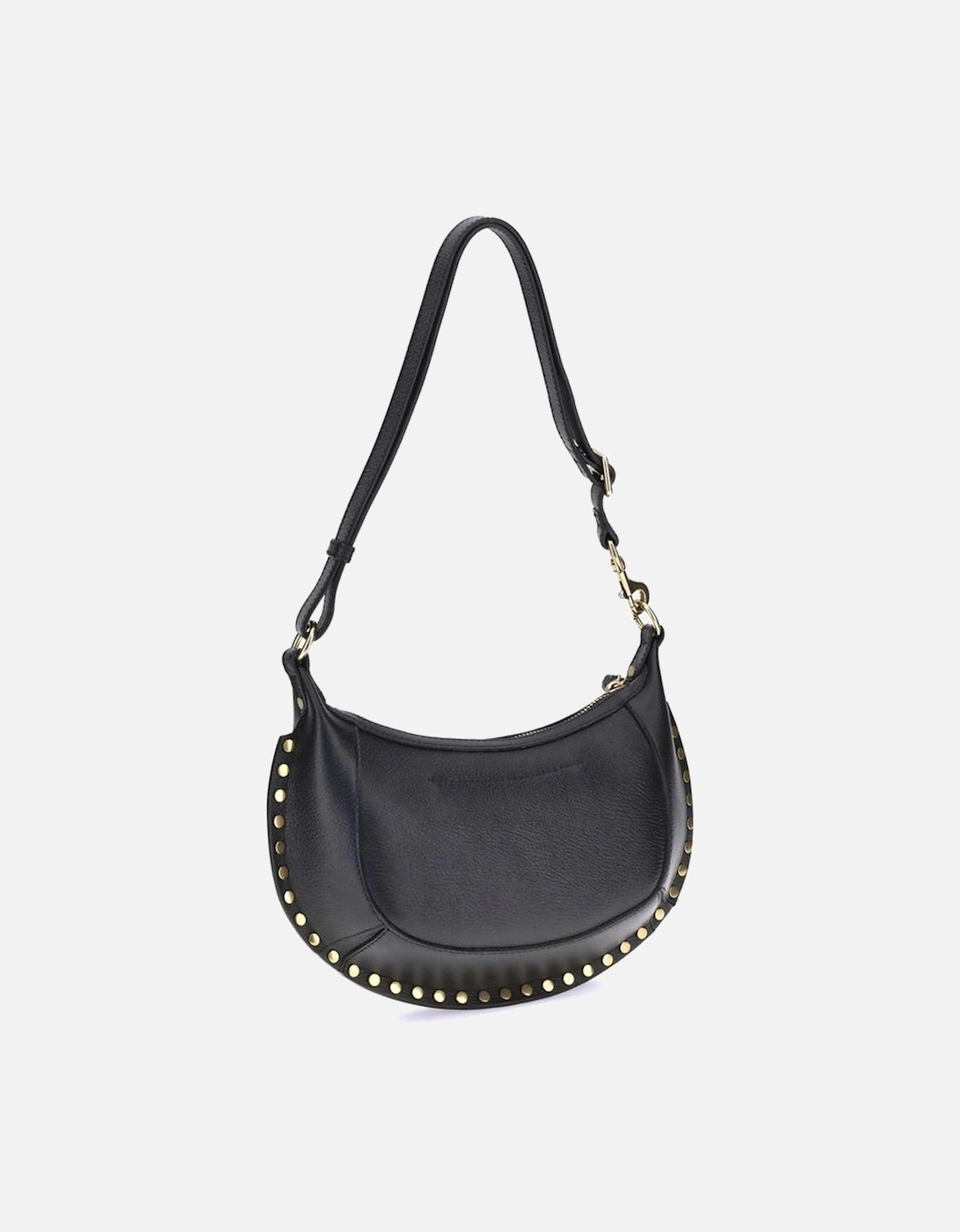 Oksan Moon Versatile Leather Shoulder Bag Women - Beige