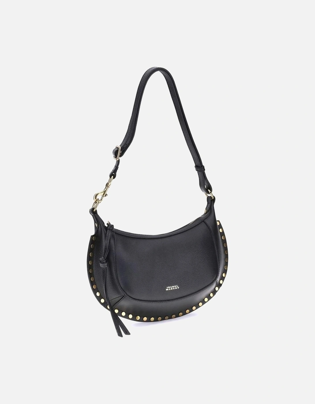 Oksan Moon Versatile Leather Shoulder Bag Women - Beige