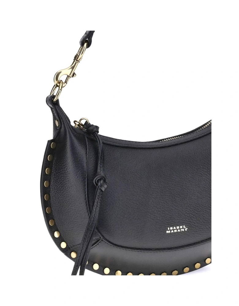 Oksan Moon Versatile Leather Shoulder Bag Women - Beige